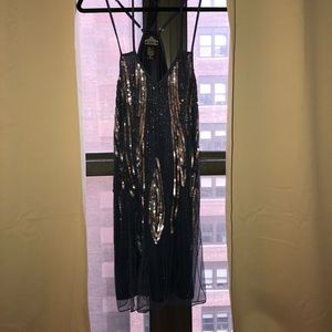 Angie Blue Sequin Dress